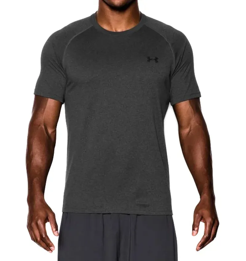 Under Armour Men's UA Tech Short Sleeve Tee Black/Grey S-2